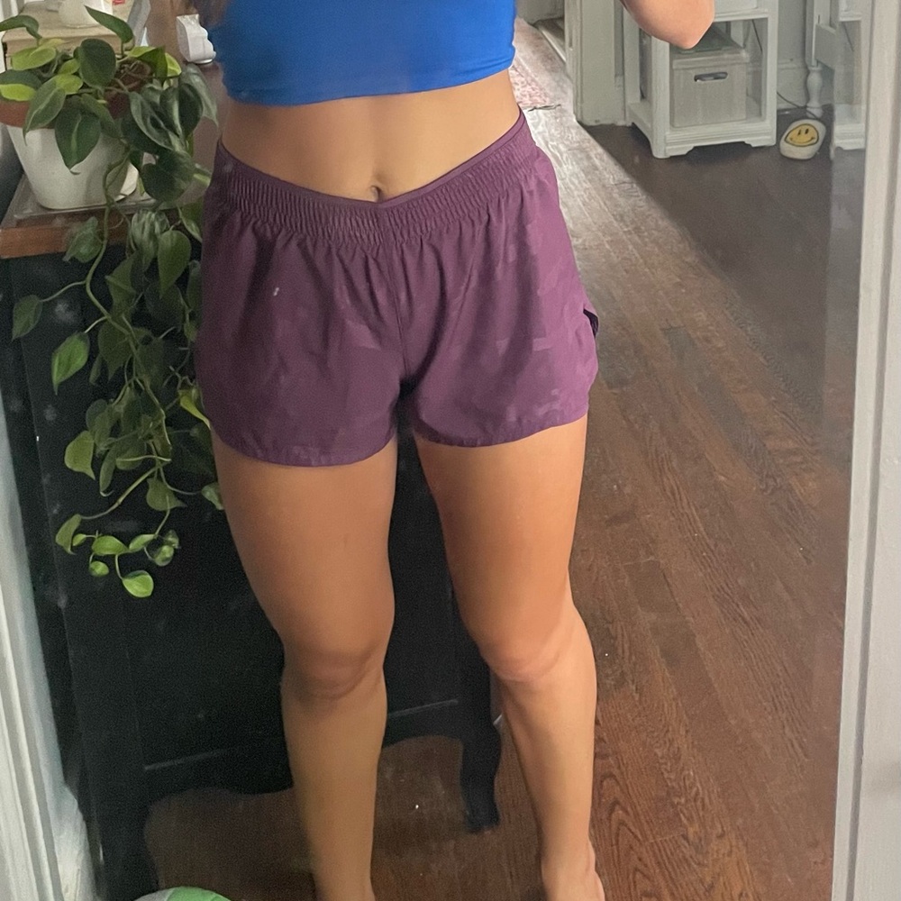 Lined workout shorts